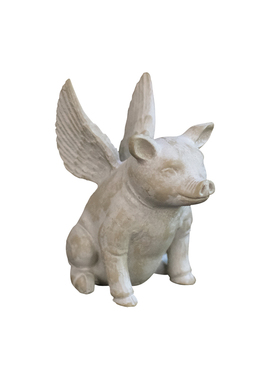 桌面摆件小猪玩偶侘寂入户玄关