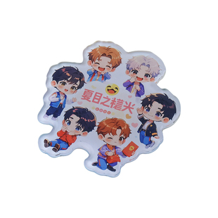 来图定制冰箱贴磁贴diy城市亚克力滴胶挂件文创用品定做宠物照片