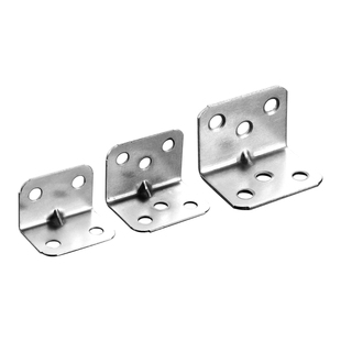 不锈钢角码角铁木板桌椅橱柜加固定器连接件90度直角铁层板托L型