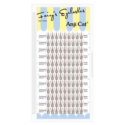 anjicat焦糖色小火苗上睫毛