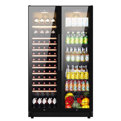 芭克斯红酒柜一体双门双温薄款