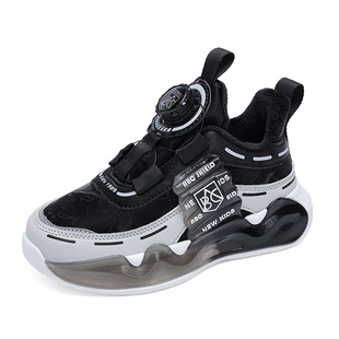 乔丹/格兰男童运动鞋2026秋冬款加绒保暖儿童二棉鞋中大童跑步鞋