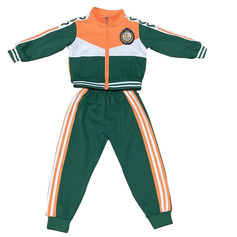 儿童校服两件套装2022春秋新款男女中大童长袖运动服小学生园服潮