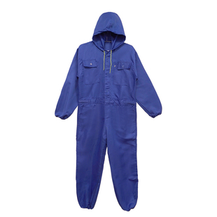 连体连帽工作服汽修维修喷漆打磨船厂防尘耐磨透气男女搬运劳保服