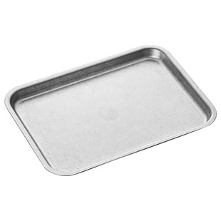 复古餐盘工业风不锈钢托盘长方形咖啡厅甜品蛋糕茶水杯小托盘收纳