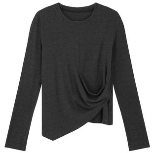 MindBridge 秋季针织衫女2022新款设计感小众套头休闲打底衫
