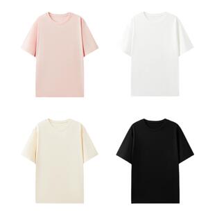 形内睡衣情侣白色纯棉夏款2025新款夏季高级感短袖夏天亲肤T恤