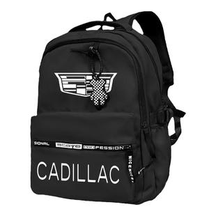 凯迪拉克林肯雷克萨斯车迷会4S店双肩背包电脑包运动休闲学生书包
