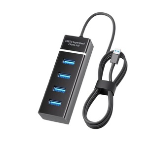 USB3.0多接口扩展器笔记本台式电脑拓展坞转换器转接头分线器口键盘鼠标硬盘U盘集线器延长2米带电源打印机