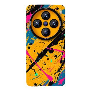 蓝黑油画手机壳适用vivo X300Pro液态硅胶ultra新款x100sPro简约x90高级感男女情侣超火防滑 X200sProMini