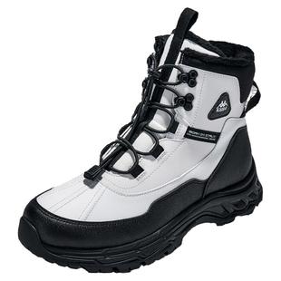 Kappa女鞋马丁靴子女款2026冬季新款加绒棉鞋情侣户外高帮运动鞋