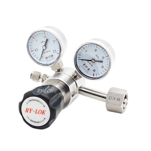 316L不锈钢减压阀气体气瓶减压器高压一级调压阀氮气氢气氧气氩气