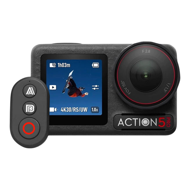 适用大疆Action5 Pro/4运动相机蓝牙遥控器OSMO 360便携手持遥控