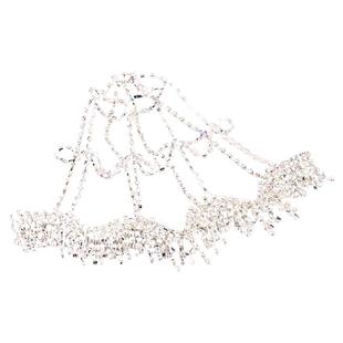 欧美个性流苏水钻夸张发饰民族风网状舞台表演头饰百搭潮流配饰