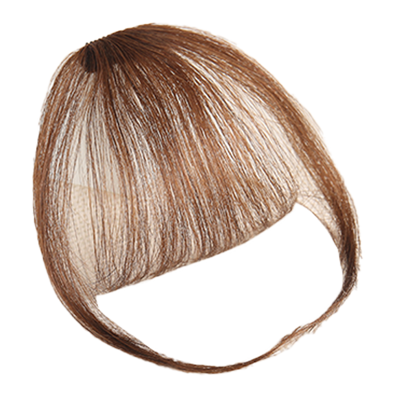 空气刘海假发女片头顶全真发自然前额法式假刘海贴片轻薄款齐刘海