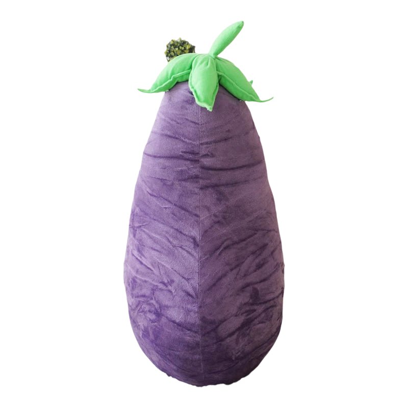 芭蓓儿茄子蔬菜长条大抱毛绒玩具