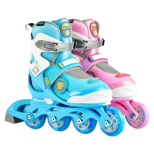 瑞士micro迈古溜冰鞋儿童初学者男女童滑冰鞋可调专业轮滑鞋magic