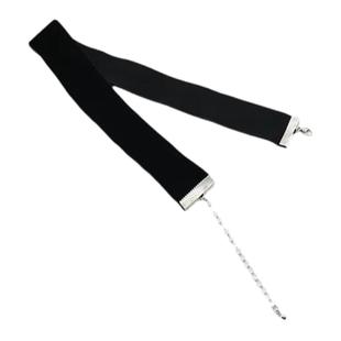 鞠婧祎生日造型同款公主风黑色丝绒颈链简约绒带choker锁骨链项链