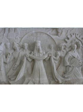 革命风八路军纪念馆人物雕塑