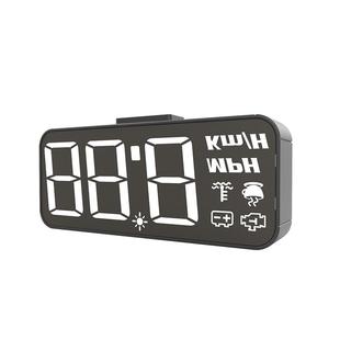 车载hud抬头显示器obd行车电脑高清速度水温电压挡风投影仪H90S