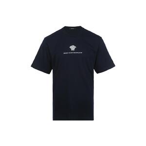 【自营】Versace/范思哲美杜莎图案徽标男士棉质圆领宽松短袖T恤