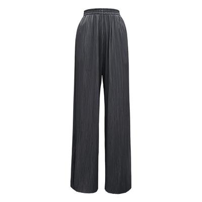 百褶冰丝阔腿裤韩国进口料凉凉裤