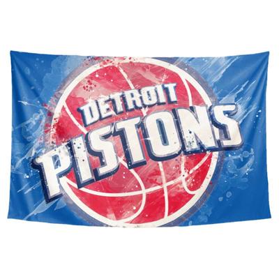 海报挂毯背景布底特律活塞队篮球