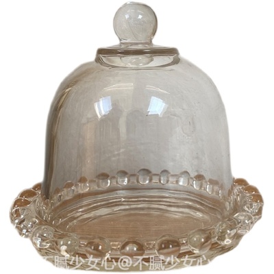 韩国ins风创意玻璃项链收纳盘