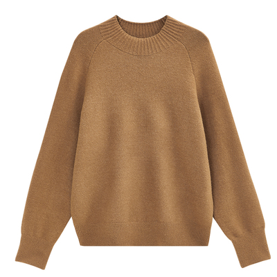 羊毛混纺针织衫男士半中高领秋冬