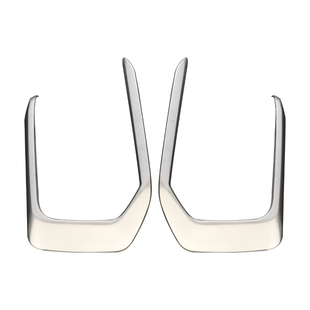 19-26款奥迪A6L改装保护亮条贴配件前杠雾灯车身保险杠防刮装饰框