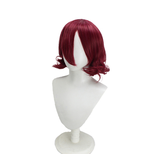 【烈火】晨曦公主拂晓的尤娜 优娜 玫瑰网短卷发 cos动漫假发