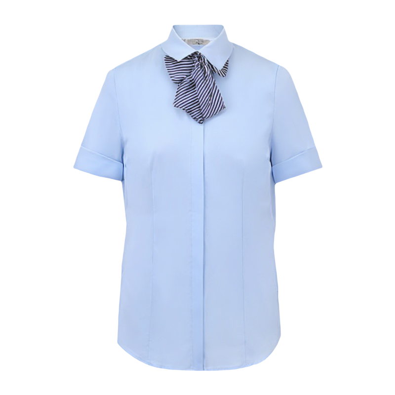 夏天KTV酒楼服务员工作服女餐饮高档衬衫短袖酒店宾馆前台工作装