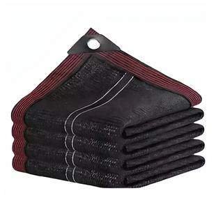 遮阳网加密加厚防晒网隔热阳台遮阳布楼顶庭院遮阴太阳网黑色绿植