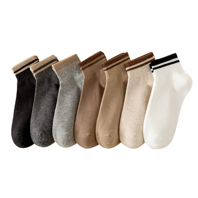 袜子女士短袜春秋冬季纯棉