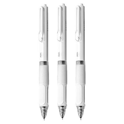 得力六边形战士ST头直液笔考试自习室图书馆静音减震多握感速干双珠球备考刷题考研考公用笔不累手马龙同款笔