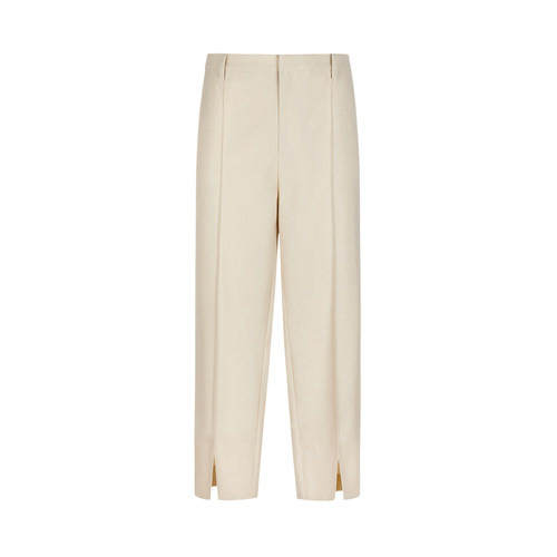 LESS春高腰显瘦直筒九分简约通勤风利落休闲西装裤2O2E10690