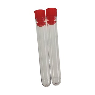 硬塑料试管 放免试管12mm13mm15mm16mm可含塞 PS透苯试管流式试管