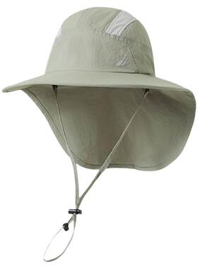 NAUTICA/诺帝卡童装男女童渔夫帽夏季出行户外登山徒步遮阳防晒帽