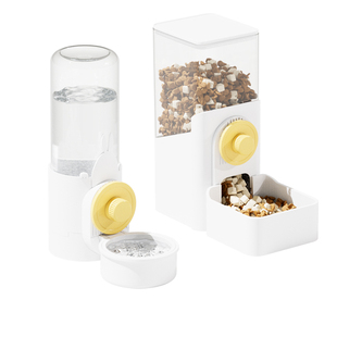 猫咪兔子饮水器喂食机狗狗悬挂式宠物喝水猫笼水壶挂笼猫碗狗食盆