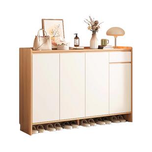 实木鞋柜家用门口靠墙2025新款爆款阳台玄关入户楼道口超薄窄鞋架