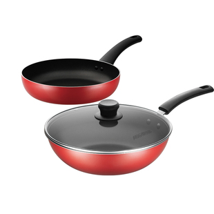 爱仕达锅具套装不粘锅家用汤锅炒锅三件套厨房厨具组合全套锅