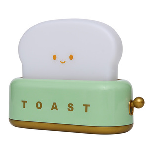 小日子不翻篇 治愈面包机灯小夜灯情侣礼物氛围灯调光定时usb充电