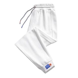 VISVIM BESSEL纯棉裤子男春秋新款潮牌宽松休闲长裤百搭束脚卫裤