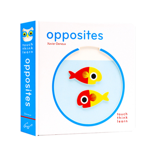 小手摸摸全知道触摸书英文原版绘本 字母单词认知/数字/形状/动物/建筑英语读物幼儿童感知早教启蒙纸板书 艺术大师Xavier Deneux