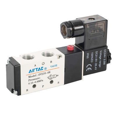 亚德客电磁阀4V210-08原装正品