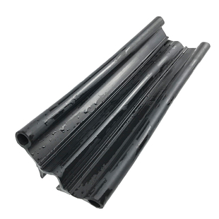 冷冻库门胶条防冻防水防潮双孔U型冷冻库门平移门封条门边密封条