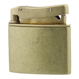 百诺黄铜磕头机怀旧复古老式砂轮按压式煤油男DIY打火机免费刻字