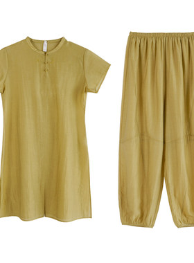 天丝棉女夏季站桩瑜伽服套装