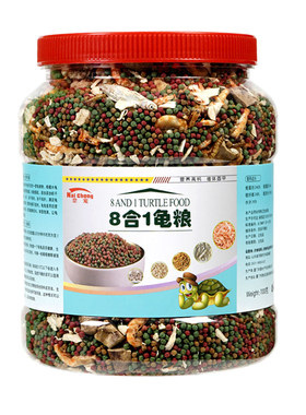 通用八合一营养龟粮鱼虾干冻肉干