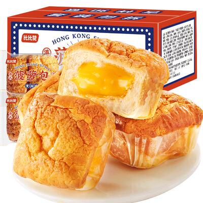 比比赞菠萝包面包整箱早餐速食